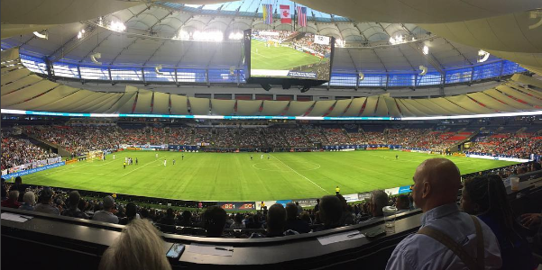 A big thanks to @haeblergroup for the great seats at the Vancouver Whitecaps game!